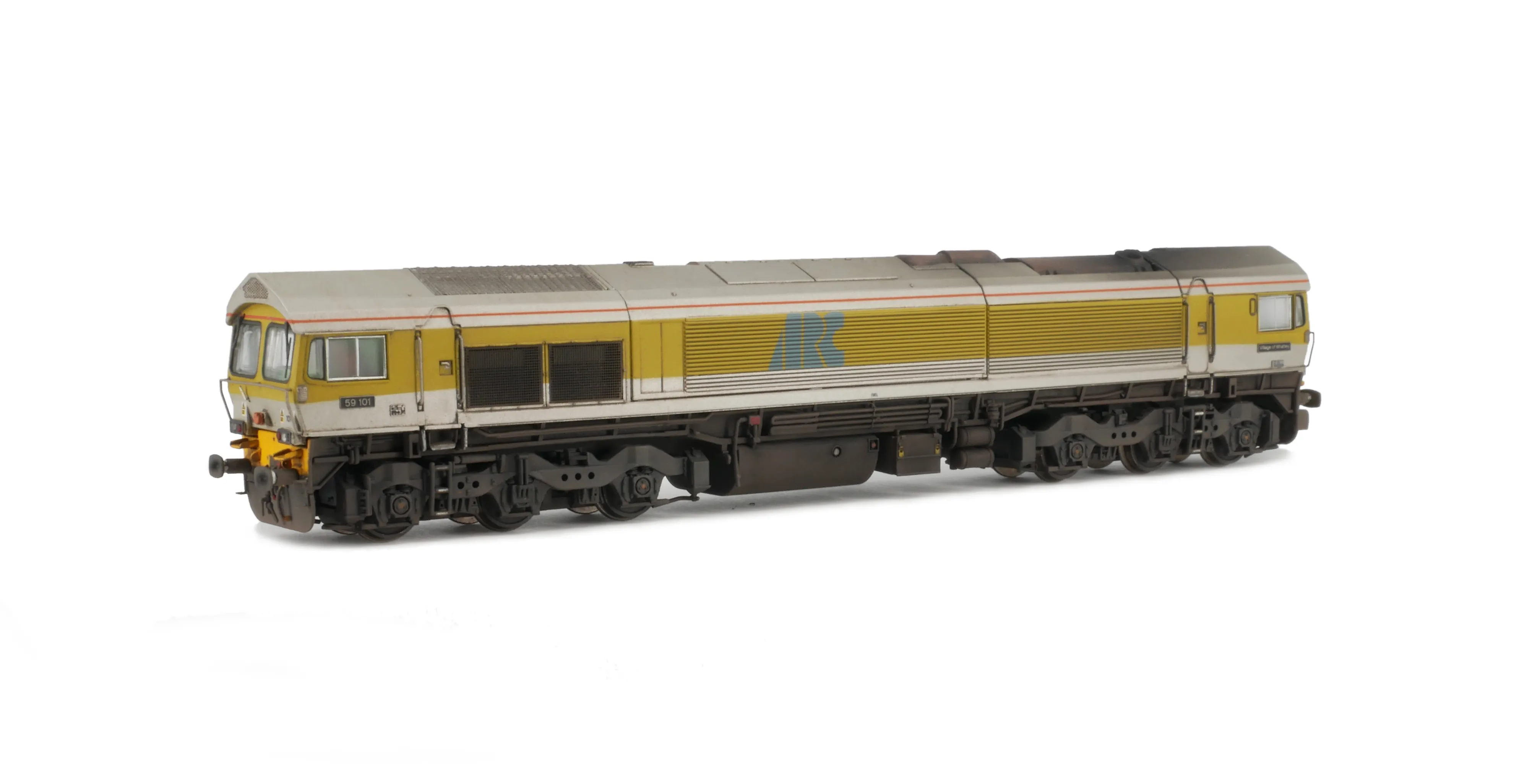 Class 59 101 in ARC yellow and grey livery