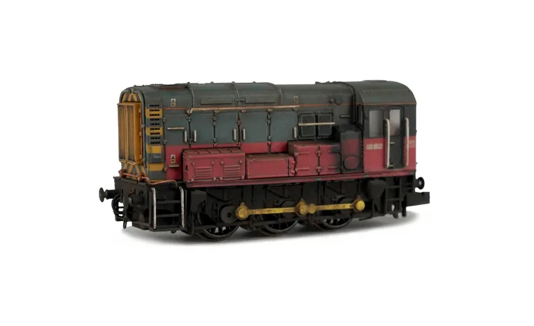 08802 Renumbered, detailed buffer beam including extra pipework under buffer at one end, modified piping, driver and warning flashes changed.