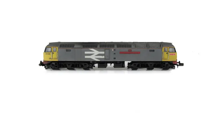 47348 Full respray into Railfreight livery. Details include finer ariels, body lowered, etched nameplates, renumbered and nose catch added.