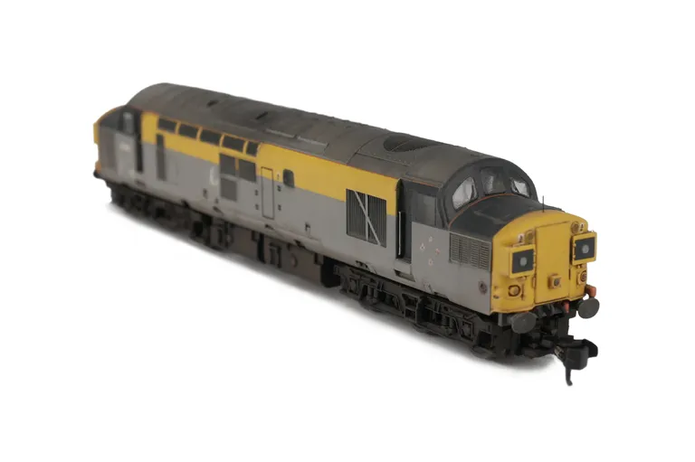 37012 with modification of boiler access panel and steps plated over and semi respray of  bands to correct faded shades with some paint peeling. Other details include bogie modification to reduce gap between body and bogies, etched headcode surrounds and 