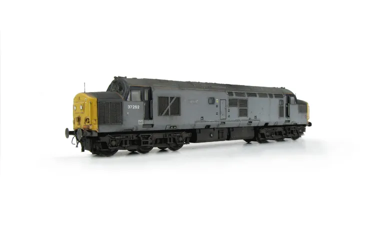 37262 Full respray into all over grey representing it&#x27;s shabby late period. Other details include: body modifications including plated over boiler ports, double detailed buffer beam at one end and semi detailed at coupler end, finer ariels, detailed 