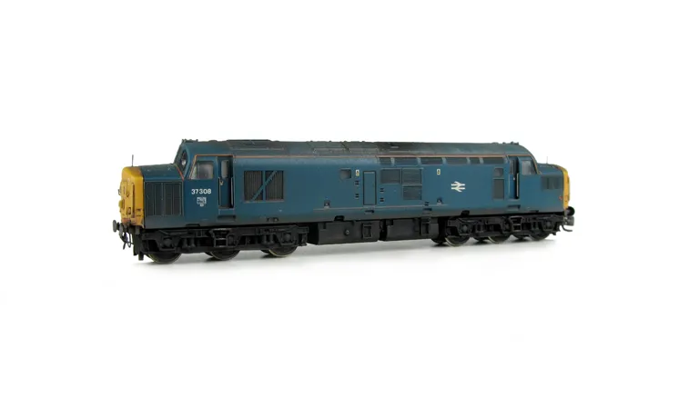 37308 with semi resray to include cantrail, maroon engine doors, black headcode at one end and plated over boiler port. Other details include bogie modification to reduce gap between body and bogies, moulded roof grill replaced with 3D etched fan and gril