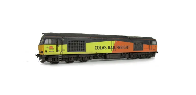 60002 with faded paintwork, detailed buffer beam at one end and semi detailed at coupling end, renumbered, body lowered and driver fitted.