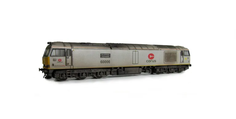 60006 Full respray into Corus silver. Details include: detailed buffer beam at one end and semi detailed at coupling end, etched plates, renumbered, body lowered and driver fitted.