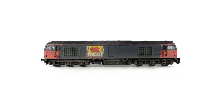60007 with faded paintwork and added EWS vinyls, detailed buffer beam at one end and semi detailed at coupling end, renumbered, driver fitted and body lowered.