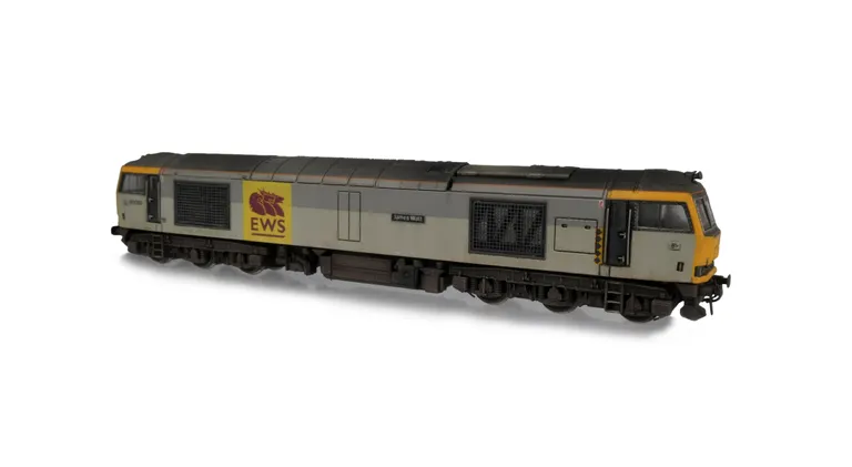 60060 with faded paintwork, beastie sticker added, detailed buffer beam at one end and semi detailed at coupling end, renumbered, body lowered and driver fitted.