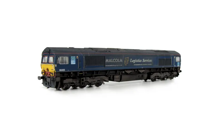 66405 with faded paintwork. Moulded front handrails replaced with wire versions including pommels, springs added to bogie frames, moulded steps below doors replaced with wire versions, moulded roof grill replaced with etched version including pipes under 