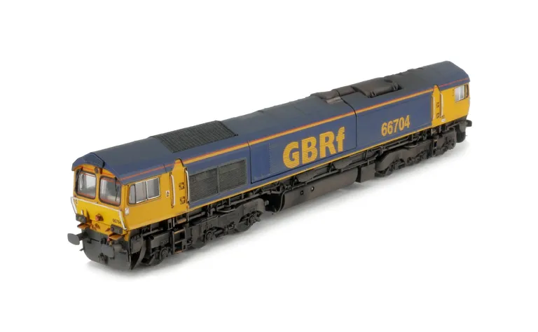 66704 with driver fitted and semi detailed buffer beam added at coupling end.