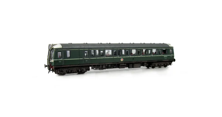 55027 Added lamp irons, driver and passengers fitted, headcodes changed, steps added to bogies, speedo cable and detailed buffer beam at both ends.