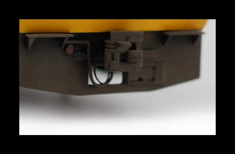 Close up of replaced buffer beam.