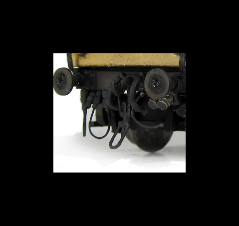 Class 101 with detailed buffer beam at both ends with passengers and driver fitted.