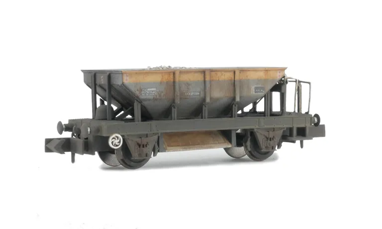 Heavily weathered with special effects of rust, load and new decals added.