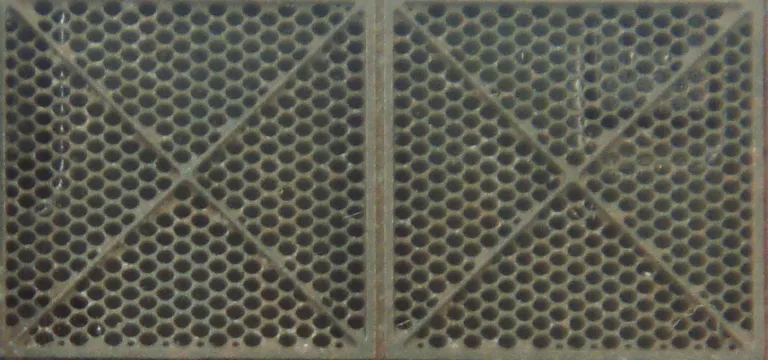 Close up of class 58 grills