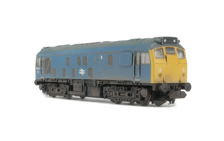 25042 Details include: finer nose end handrails, semi detailed buffer beam at both ends, renumbered, speedo cable added and battery box modification.