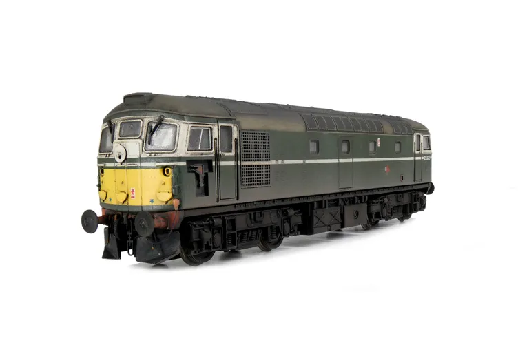 D5332 renumbered, token catcher box added, disc catches, brass buffers, snowploughs, detailed buffer beam at one end.