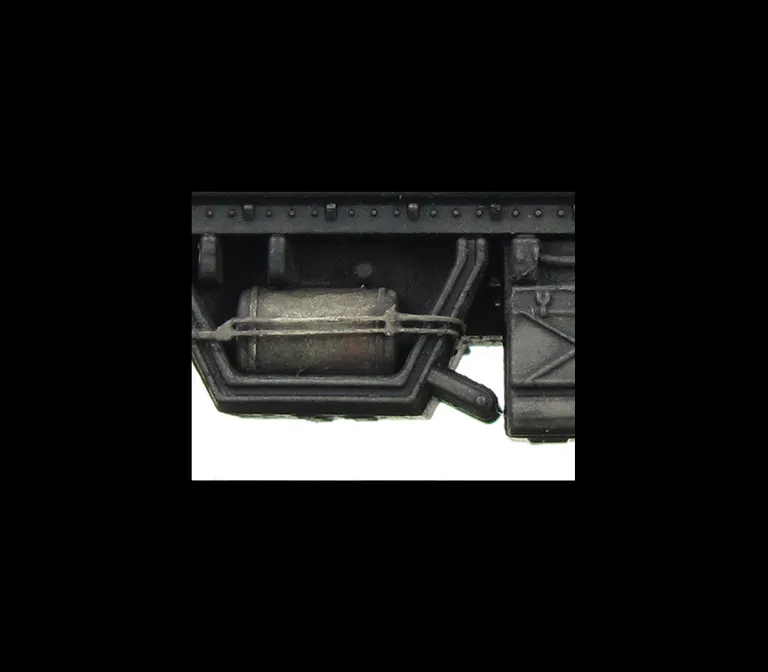 Close up of detailed battery box