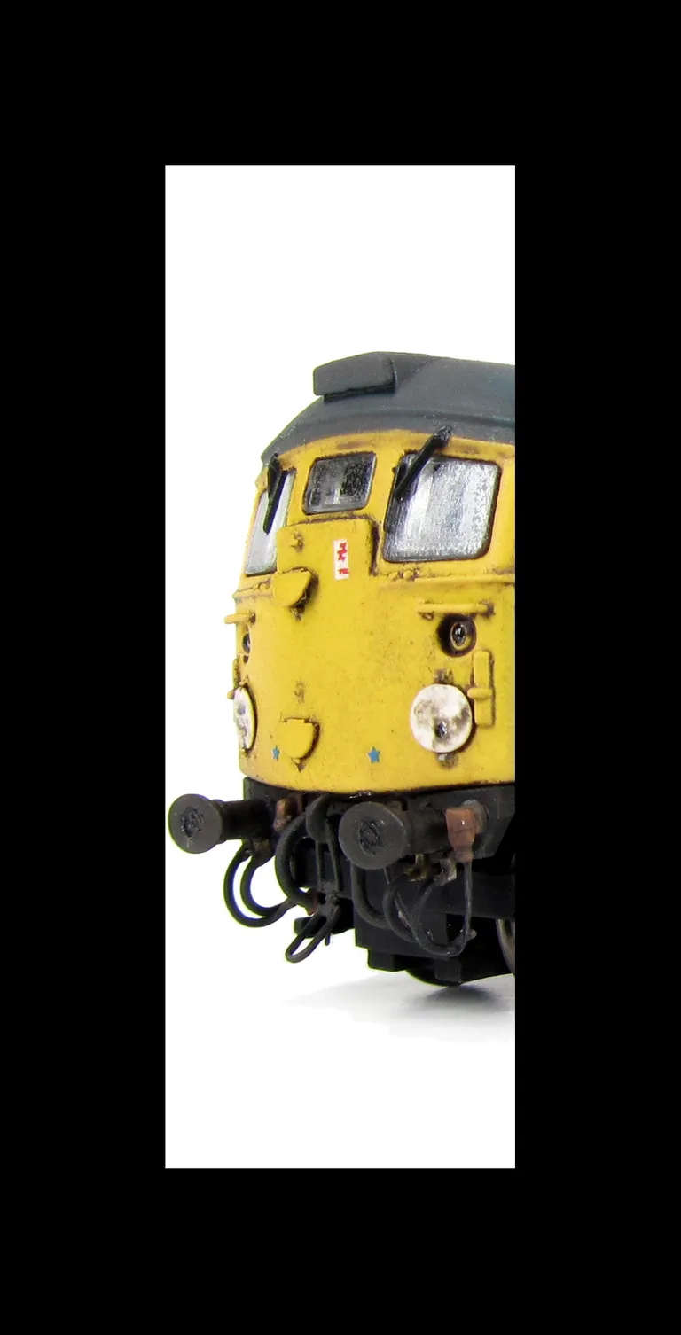 Close up of disc headcode conversion with catches also added and window surrounds taken off as per the prototype.