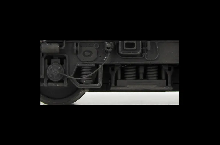 Close up of added speedo cable.