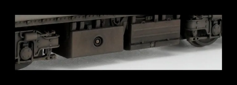 Close up of modified battery box