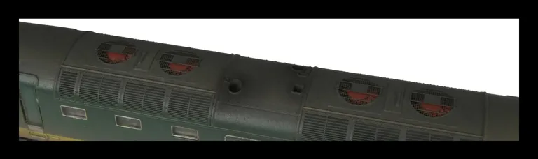 Close up of finer etched 3D roof grills