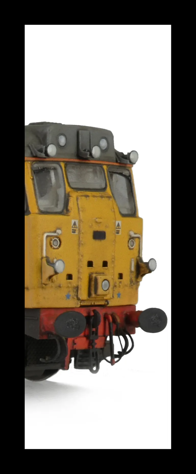 Close up of added lights and brackets.