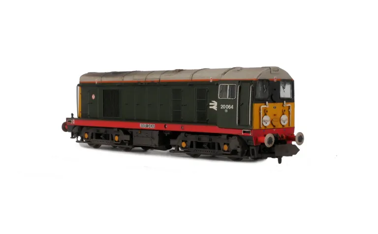 20064 Details added: thinned down headcode discs with holes filled and resprayed,  roof grills replaced with much finer etched fan and grill and semi detailed buffer beam at one end.